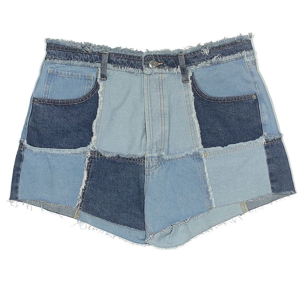 Wild Fable Women's Cut-Off Patchwork Jean Shorts